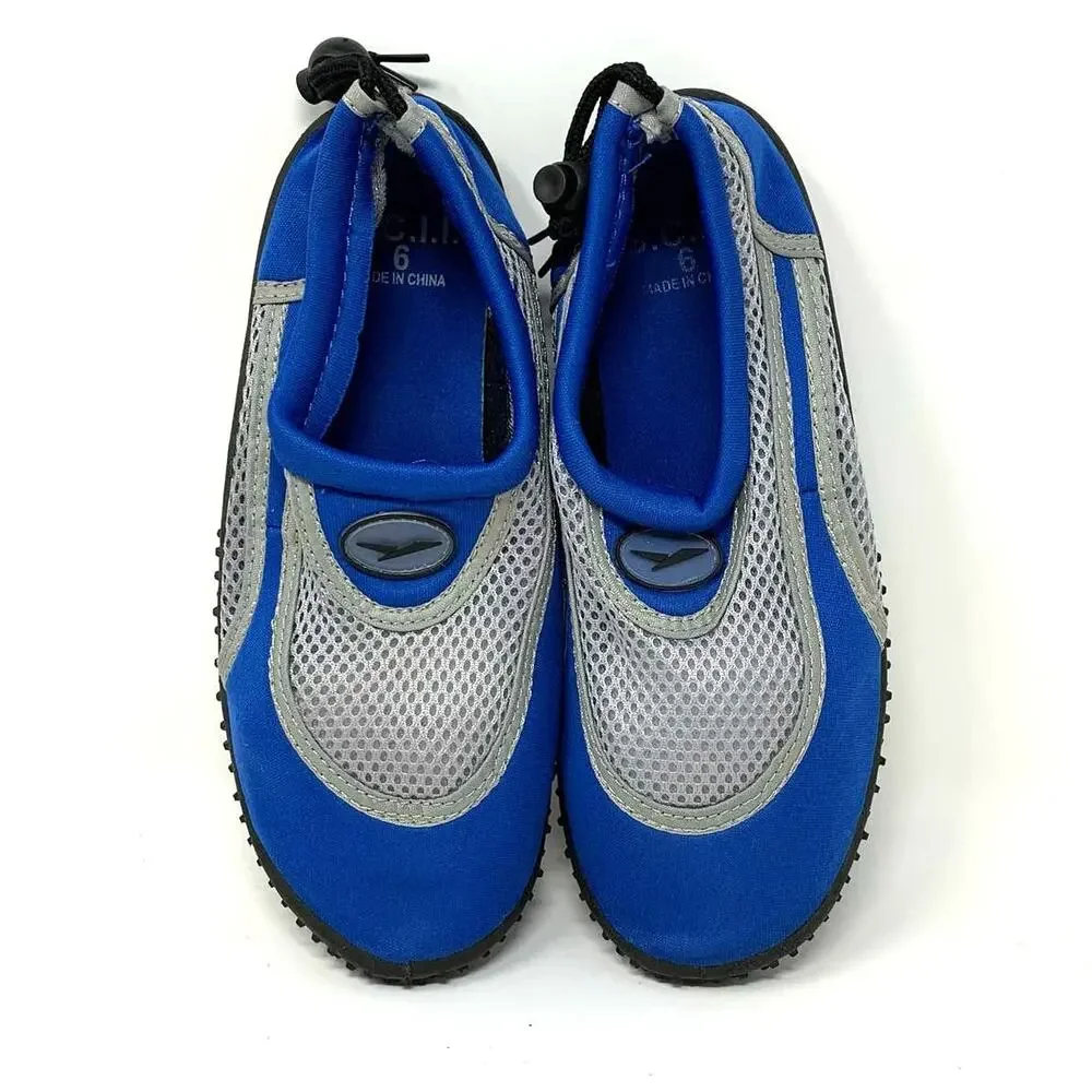 S.C.I.I.‎ Boys Aqua Water Shoes Beach Slippers Size 6